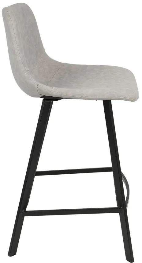 Outlaw Counter-Height Stool - Set of 2 in Grey by Lumisource