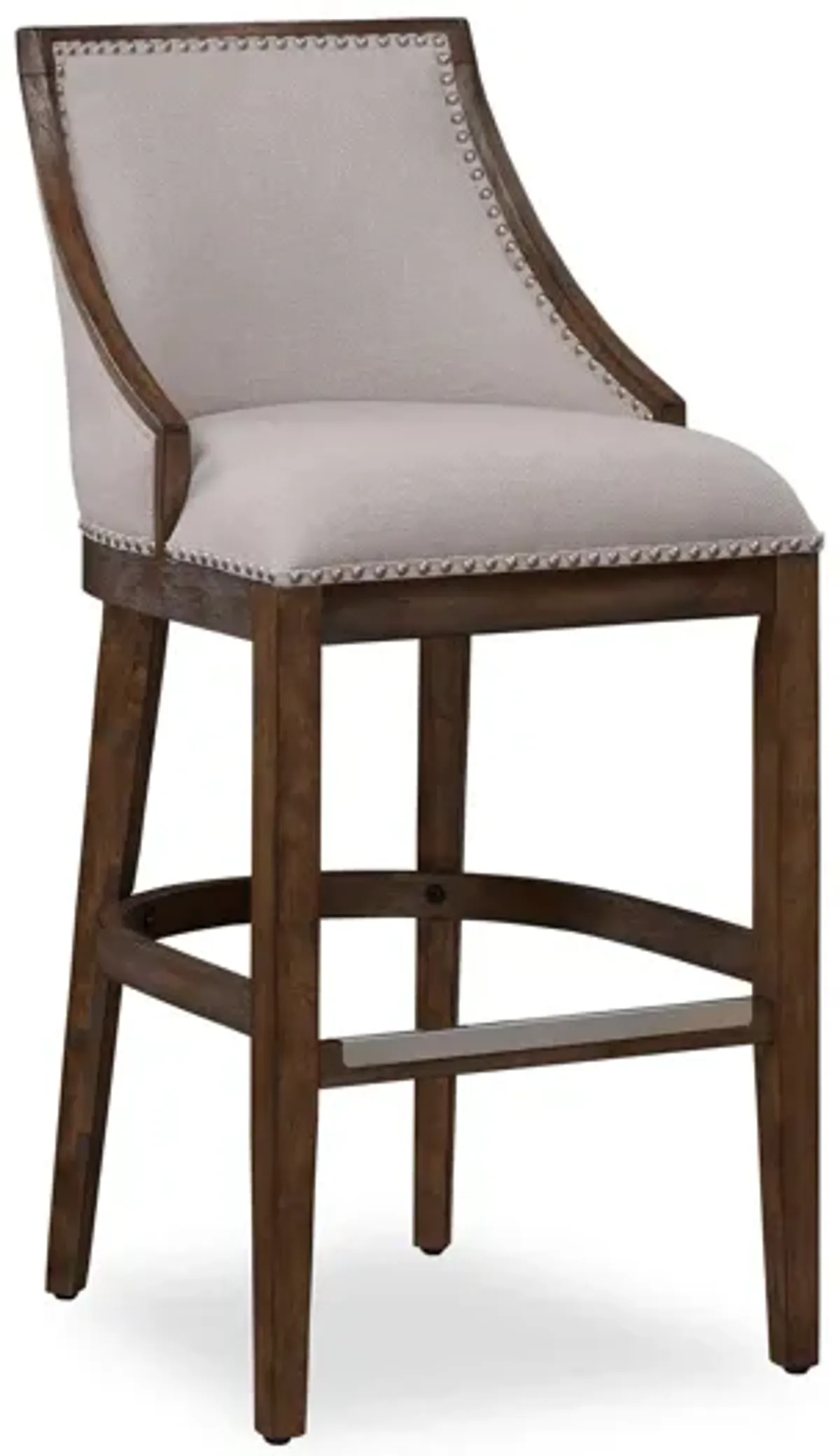 Brewer Bar Stool in Drift Brown by American Woodcrafters