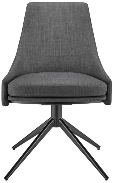 Signa Side Chair in Charcoal by EuroStyle