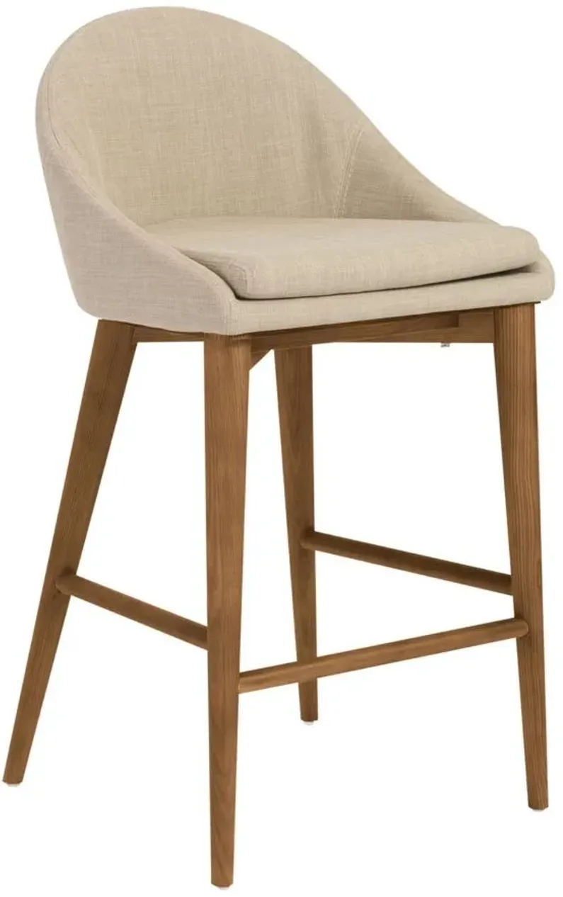 Baruch Counter Stool in Tan by EuroStyle