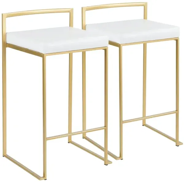 Fuji Stacker Counter-Height Stool - Set of 2