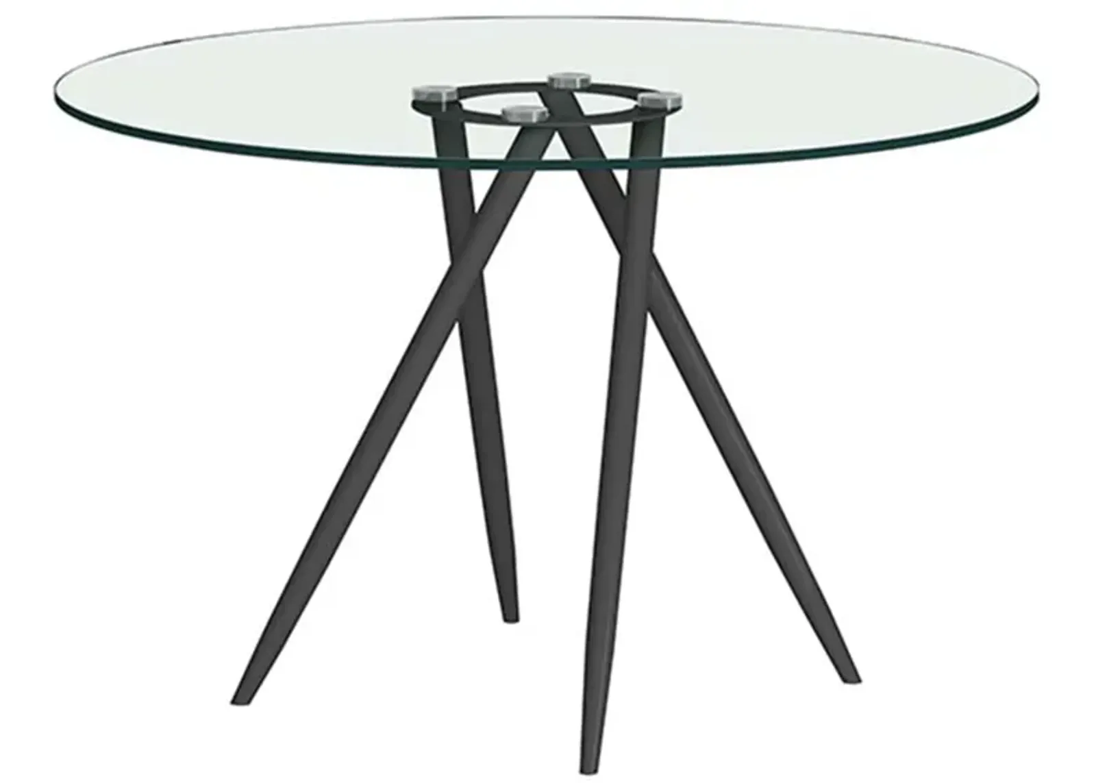 Beatriz Dining Table in Black by Chintaly Imports