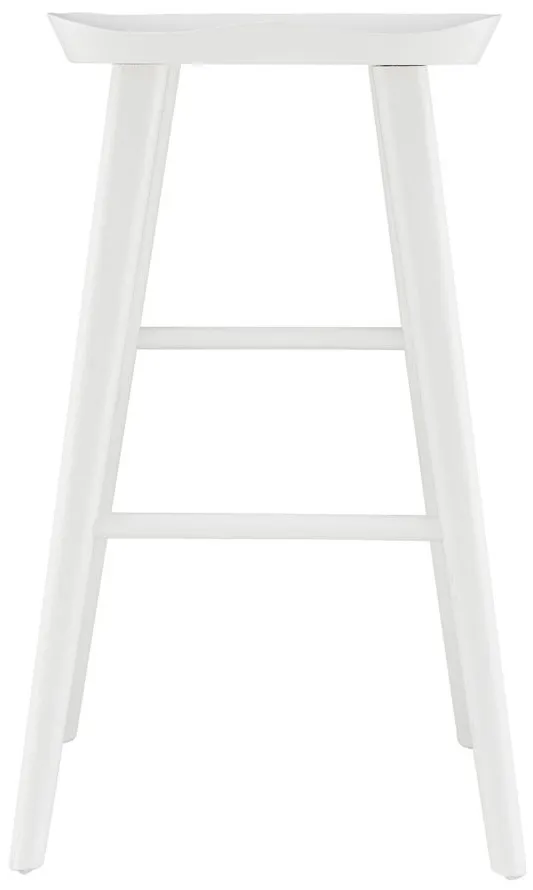 Vieno Bar Stool in White by EuroStyle