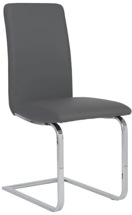 Cinzia Side Chair in Gray by EuroStyle