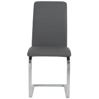 Cinzia Side Chair in Gray by EuroStyle