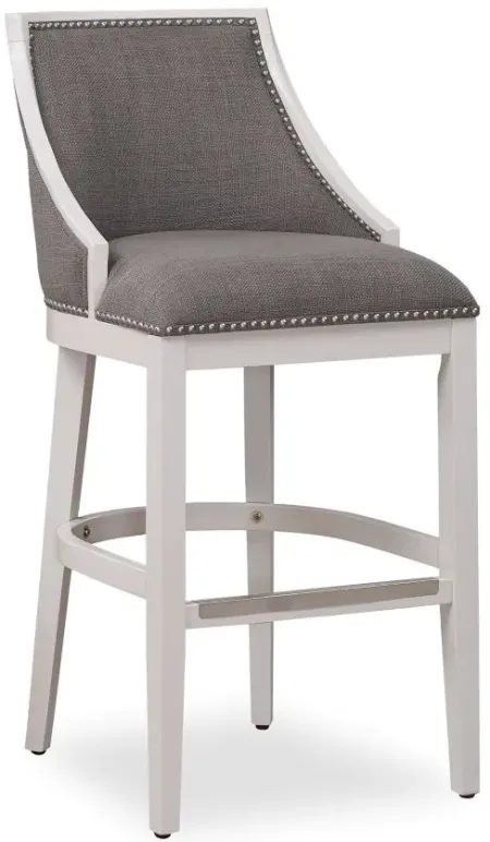 Keller Bar Stool in Off White by American Woodcrafters