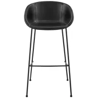 Zach Bar Stool set of 2 in Black by EuroStyle