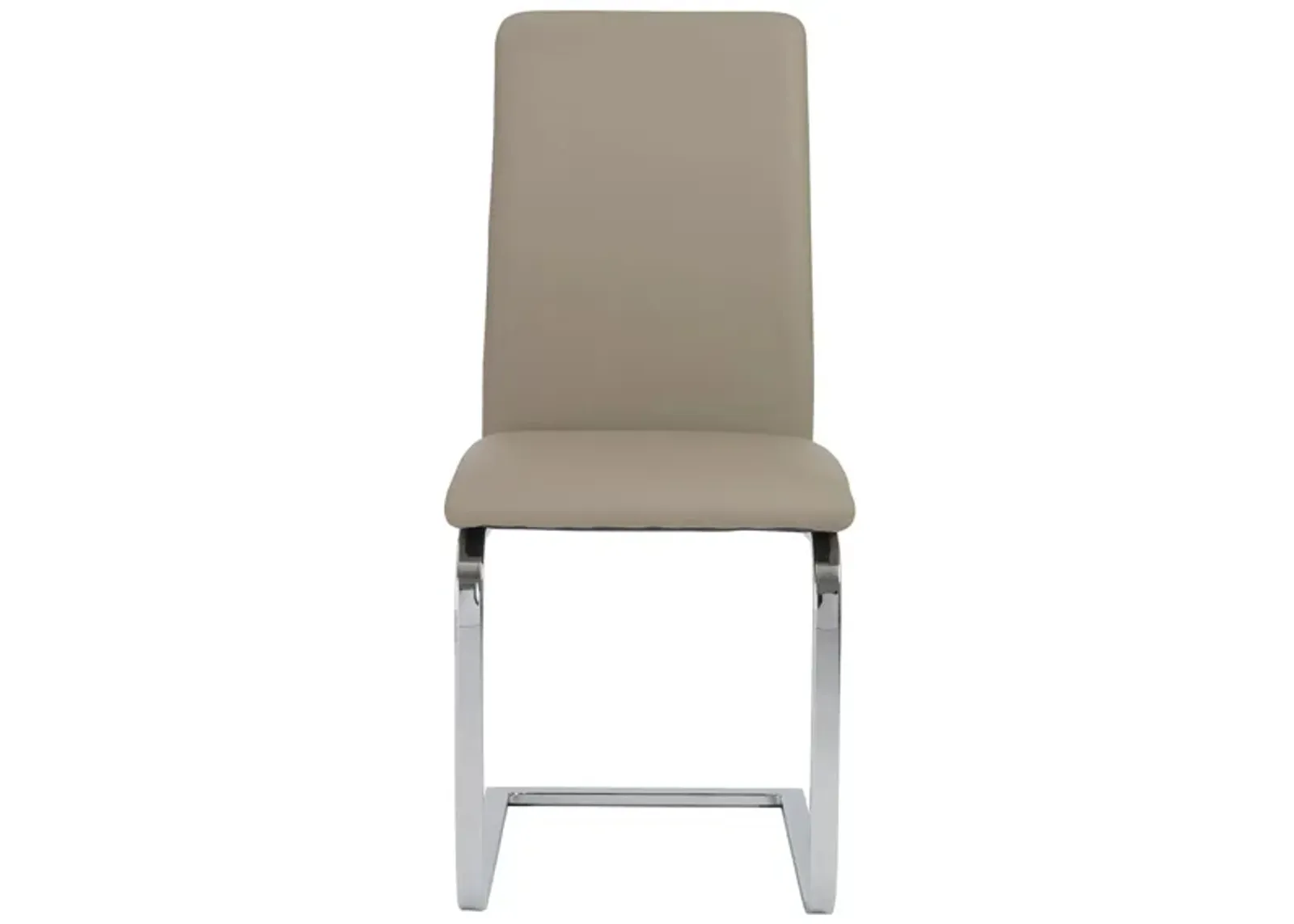 Cinzia Side Chair in Taupe by EuroStyle