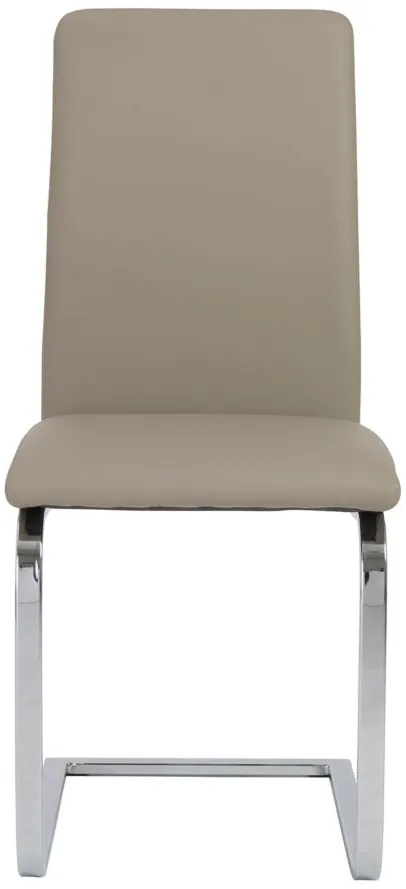 Cinzia Side Chair in Taupe by EuroStyle