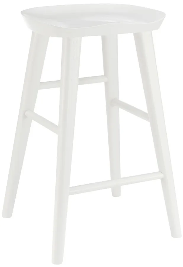 Vieno Counter Stool in White by EuroStyle