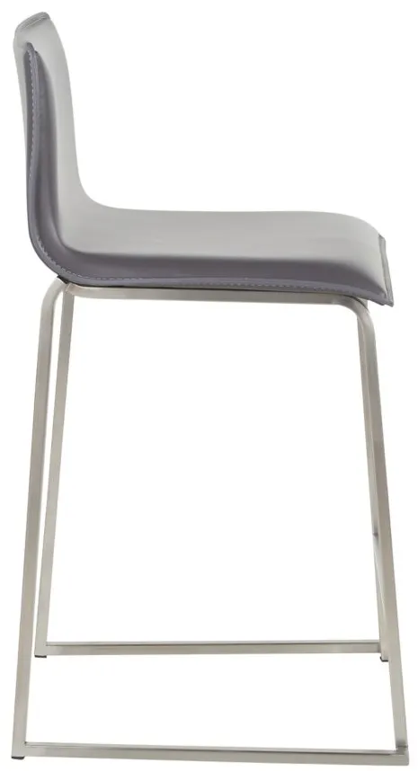 Mara Counter-Height Stool - Set of 2 in Grey by Lumisource