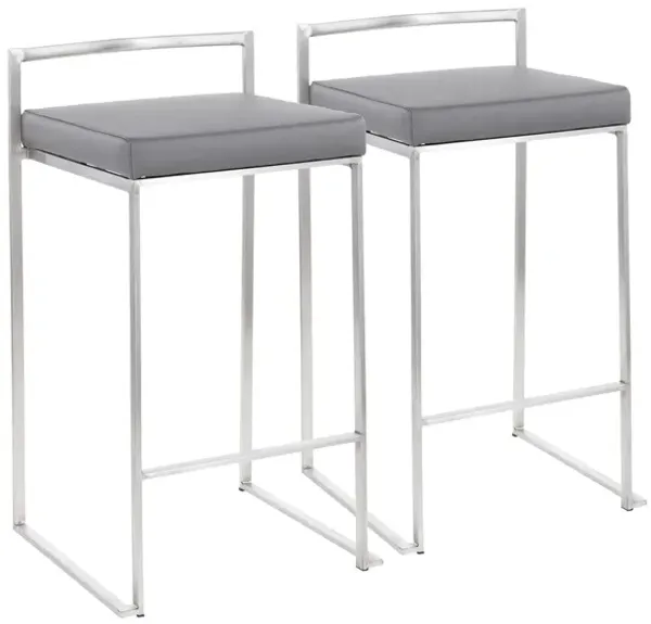 Fuji Stacker Counter-Height Stool - Set of 2