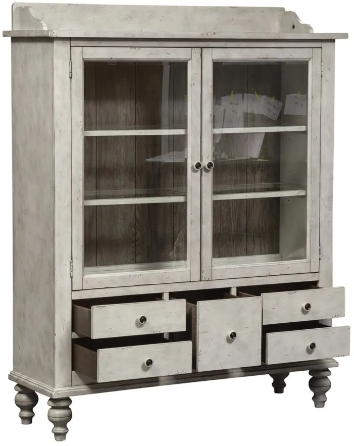 Heywood China Cabinet w/ Lighting in White by Liberty Furniture