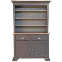 Port Townsend Buffet with Hutch in Gull Gray-Seaside Pine by A-America