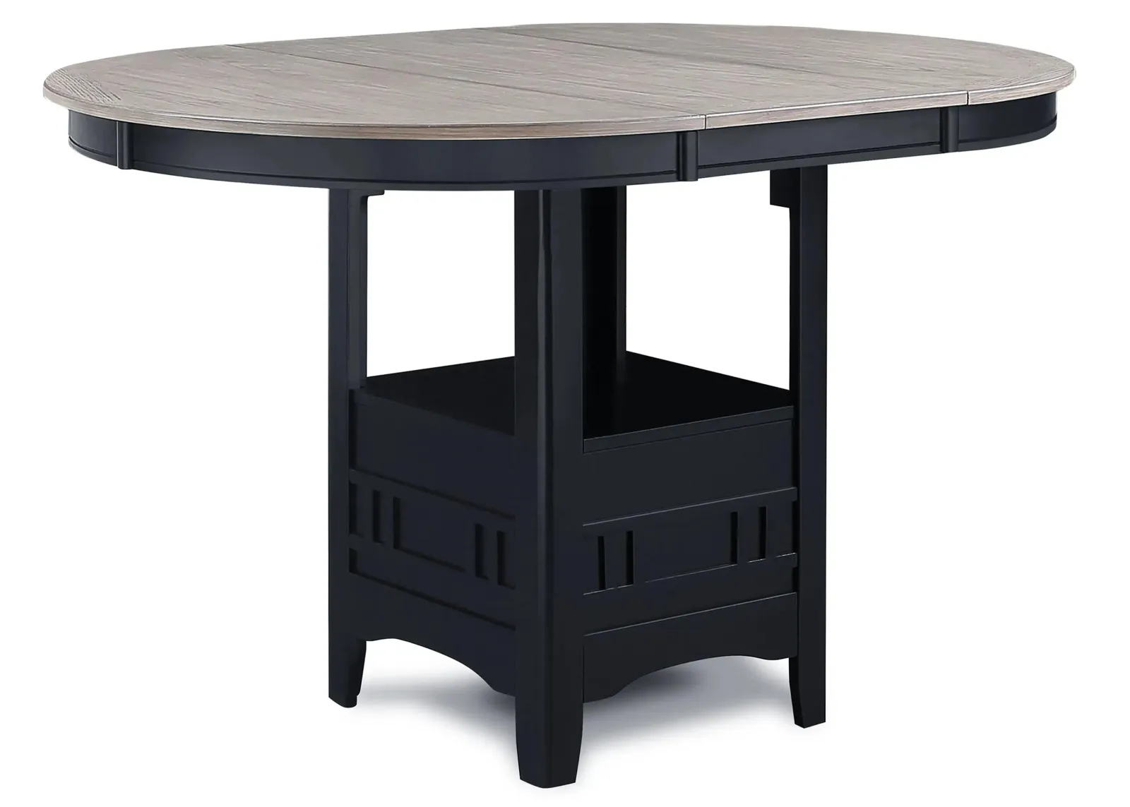 Hartwell Counter height Dining Table in Light Grey / Black by Crown Mark