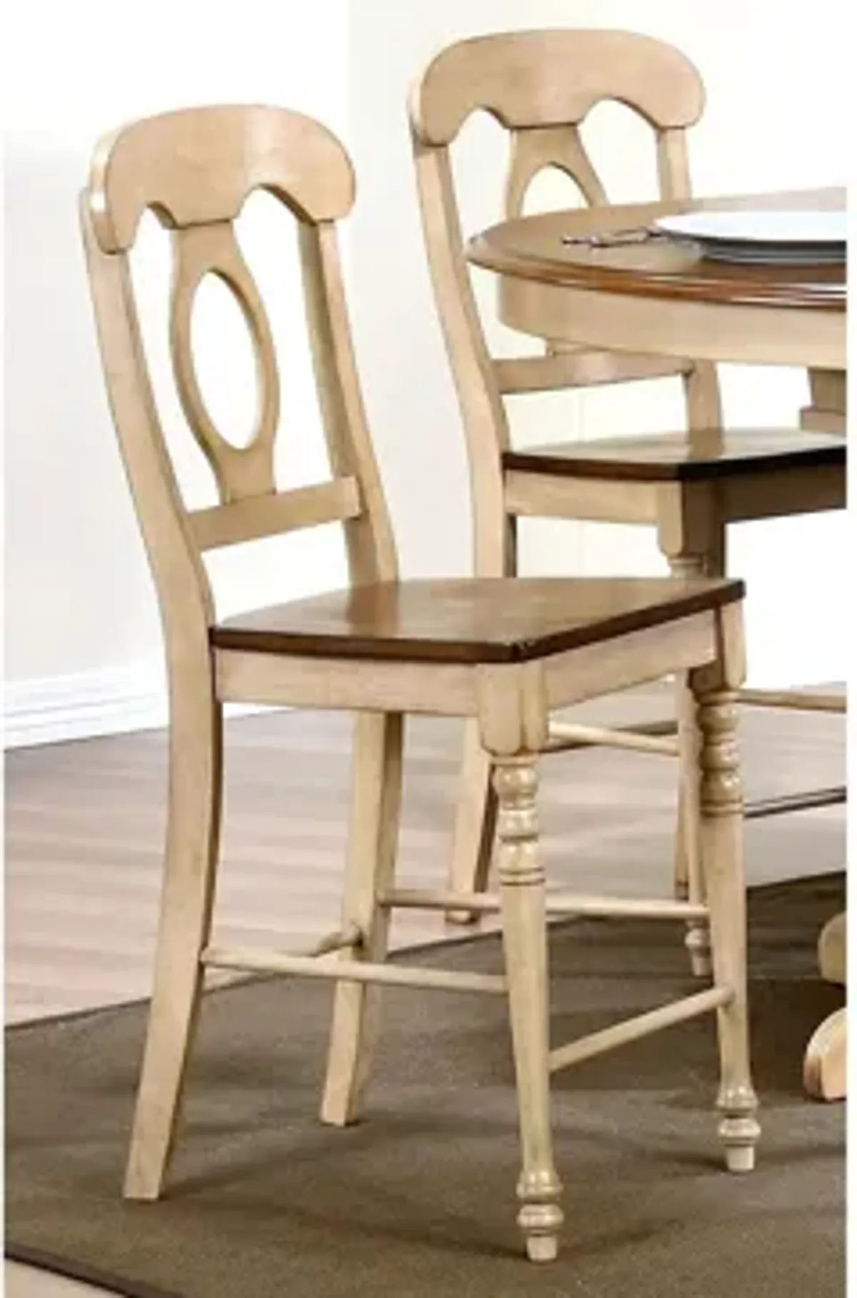 Brook 5-pc. Counter Height Dining Set w/ Napoleon Chairs