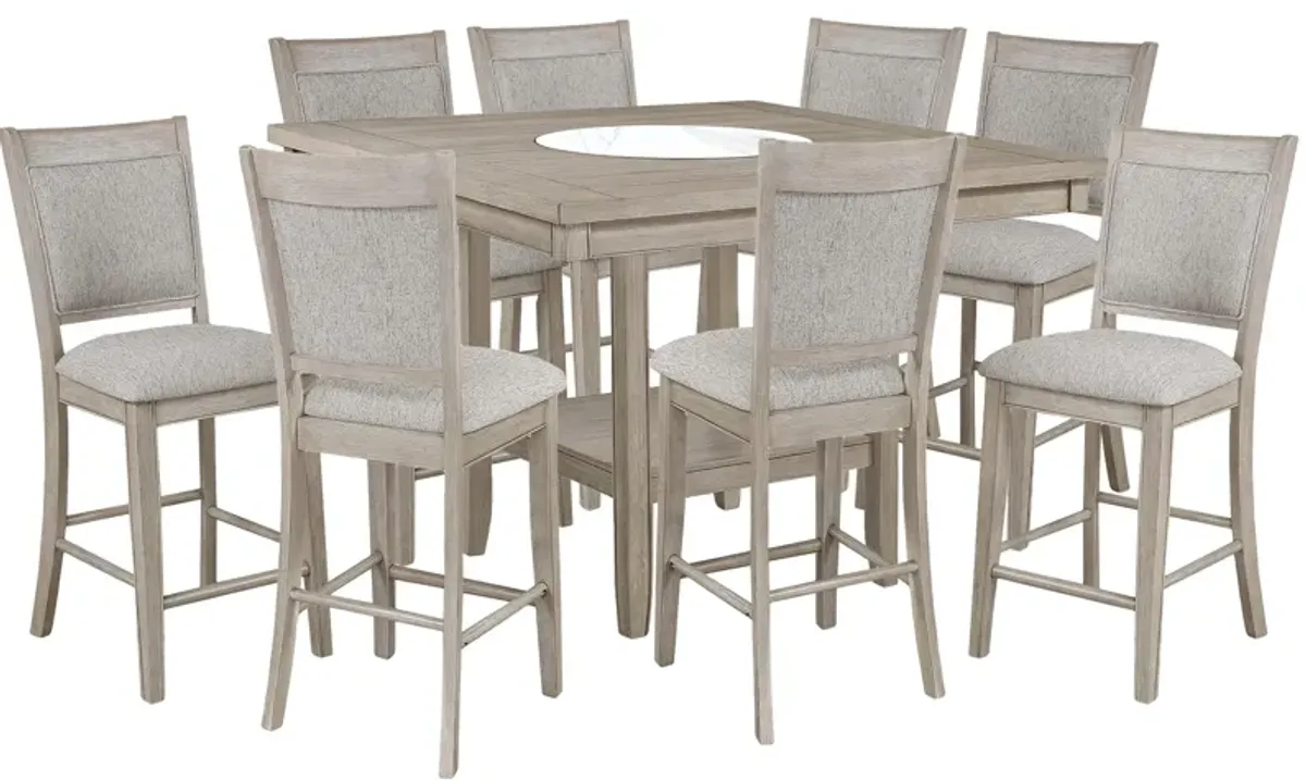 Lysander 9-pc. Counter-Height Dining Set