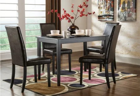 Kimonte Dining Chair-Set of 2 in Dark Brown by Ashley Furniture