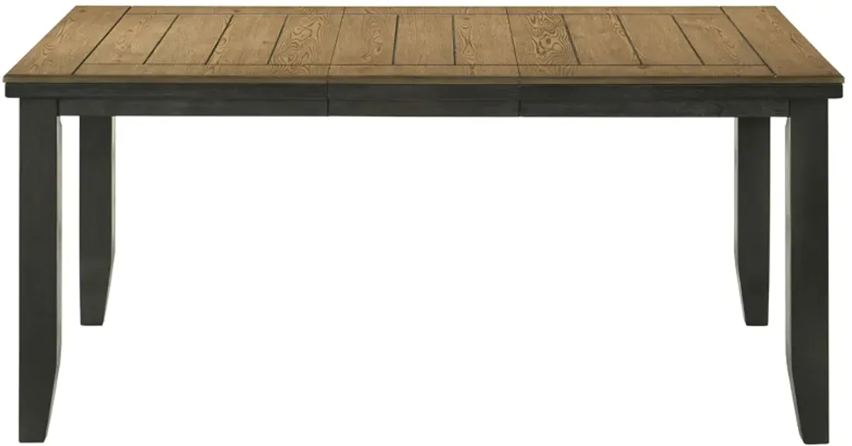 Bardstown Counter Height Table in Wheat / Charcoal by Crown Mark