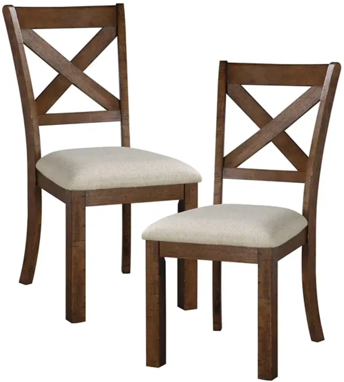 Levittown Dining Chair (Set of 2) in Brown by Homelegance