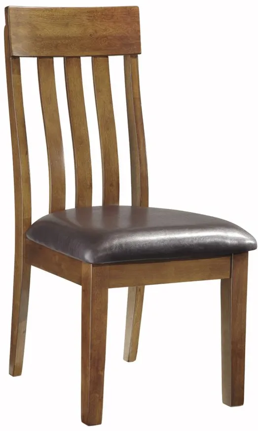 Fowler Dining Chair-Set of 2 in Medium Brown by Ashley Furniture