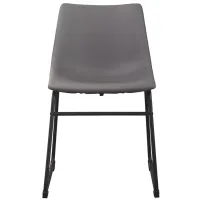 Brigham Dining Chair - Set of 2 in Gray by Ashley Furniture