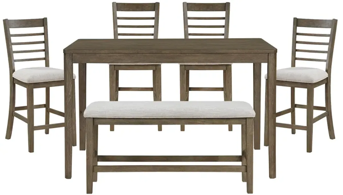 Sumter 6-pc. Counter-Height Dining Set