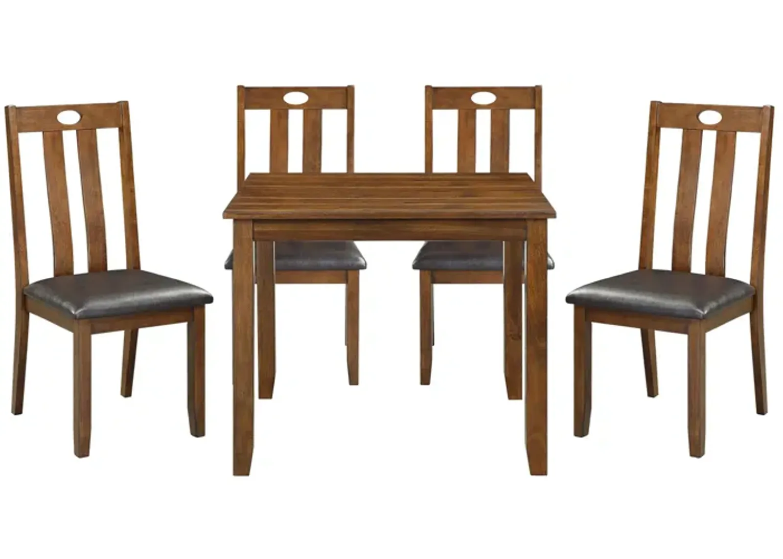 Kaydee 5-pc Dining Set in Brown by Homelegance