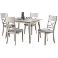 Brisa 5-pc. Dining Set in Antique White by Homelegance