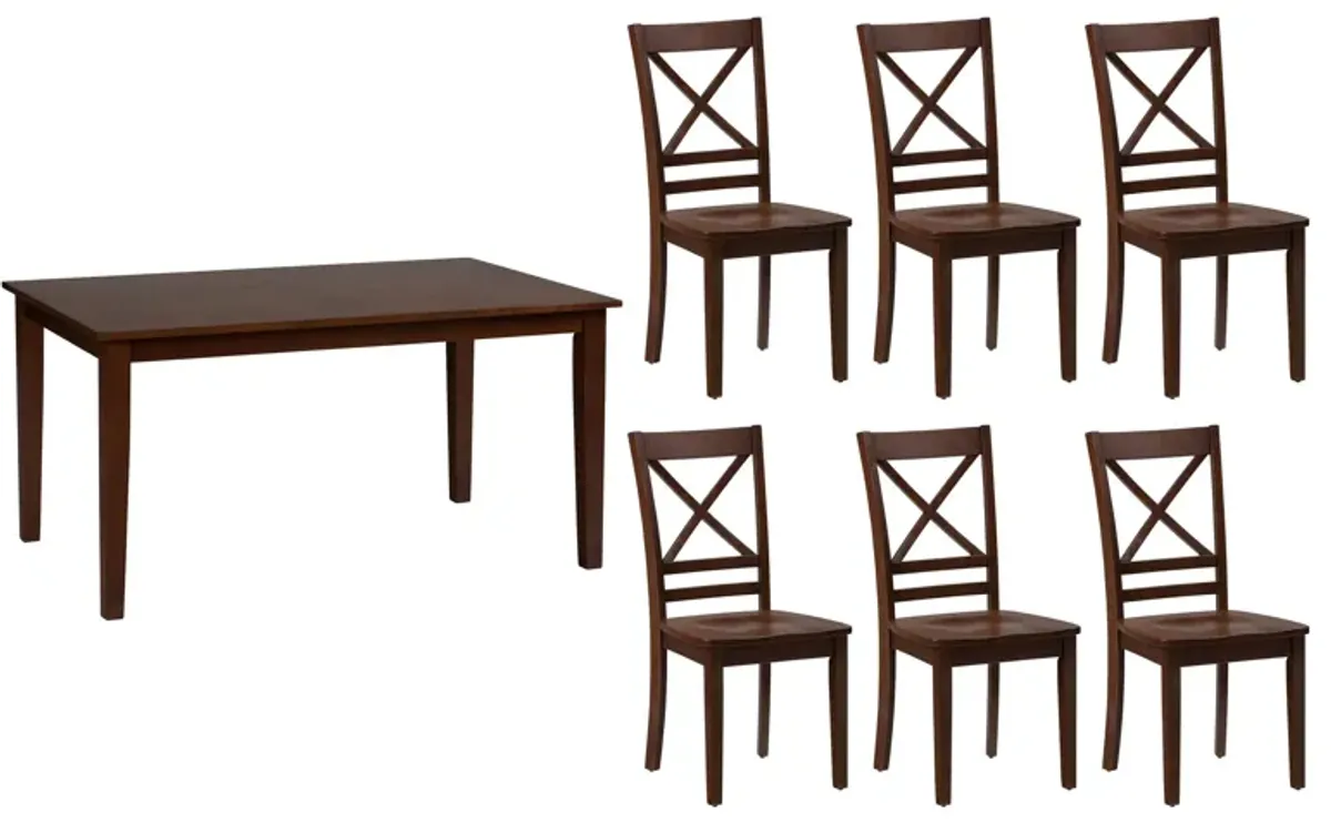 Simplicity 7-pc. Dining Set