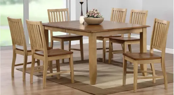 Brook 5-pc. Dining Set w/ Slat Back Chairs