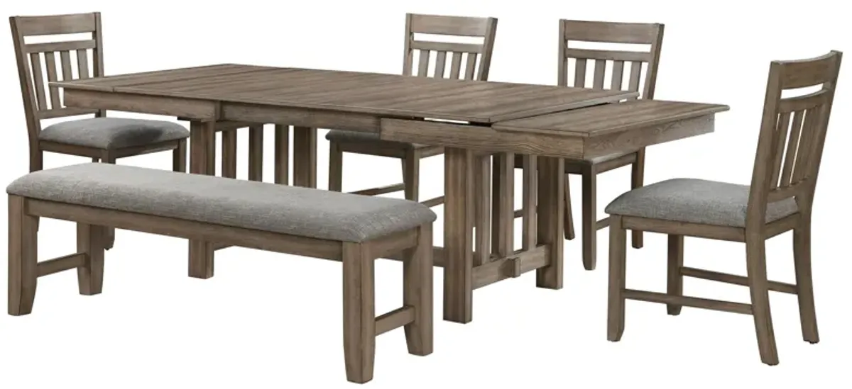 Harrisburg 6-pc. Extendable Dining Set
