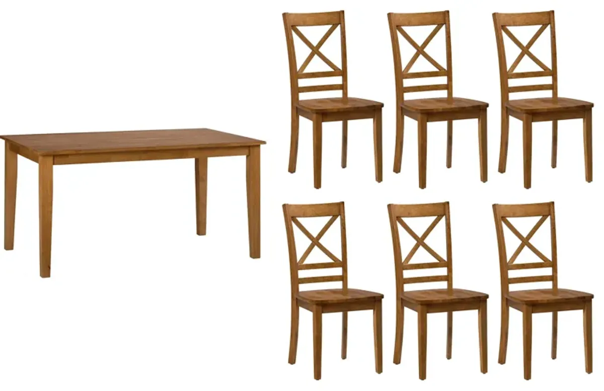 Simplicity 7-pc. Dining Set