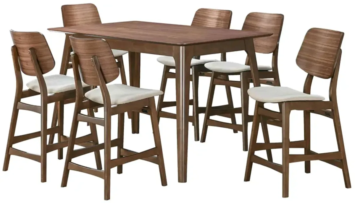 Oscar 7-pc. Counter-Height Dining Set