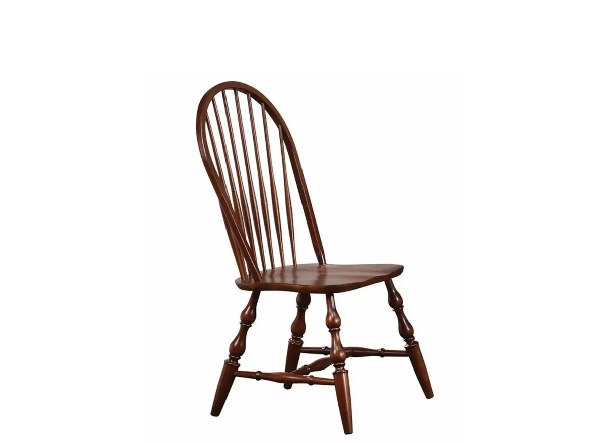 Fenway Spindleback Dining Chair: Set of 2 in Chestnut by Sunset Trading