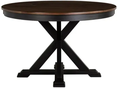 Stone Creek 7-pc. Dining Set in Chickory/Black by A-America