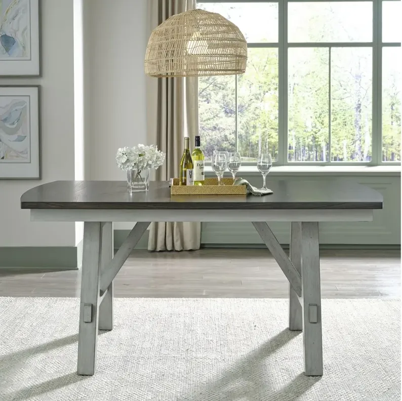 Newport Gathering Table in Smokey Gray by Liberty Furniture