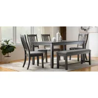 Maple Ridge 6-pc. Dining Set in Gray by Legacy Classic Furniture
