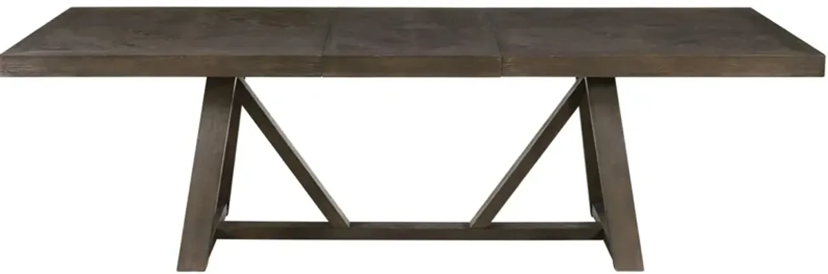 Hearst Trestle Table in Reclaimed Chevron by Intercon