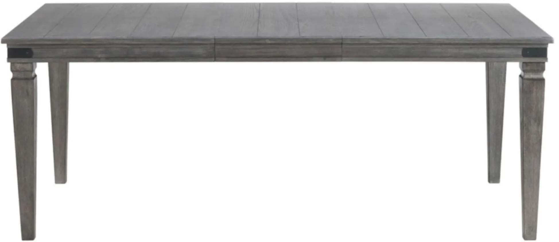 Foundry Dining Table in Brushed Pewter by Intercon