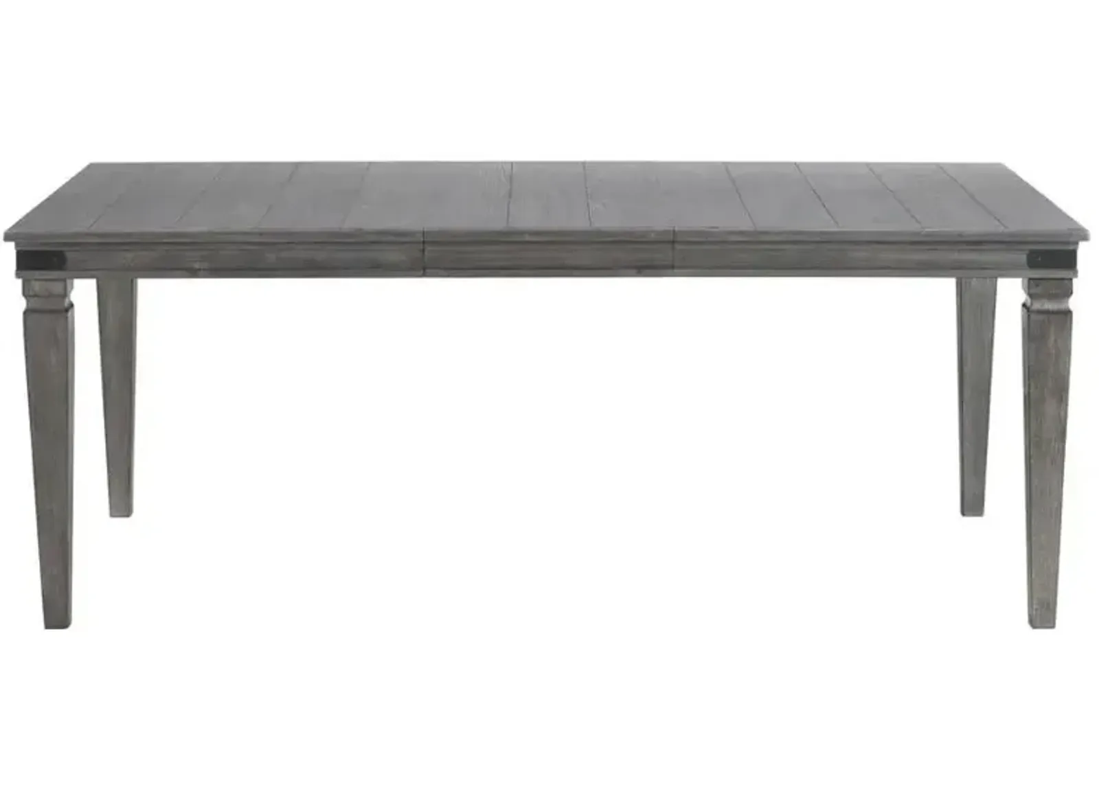 Foundry Dining Table in Brushed Pewter by Intercon