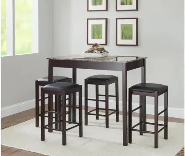 Lancer 5-pc. Counter-Height Dining Set