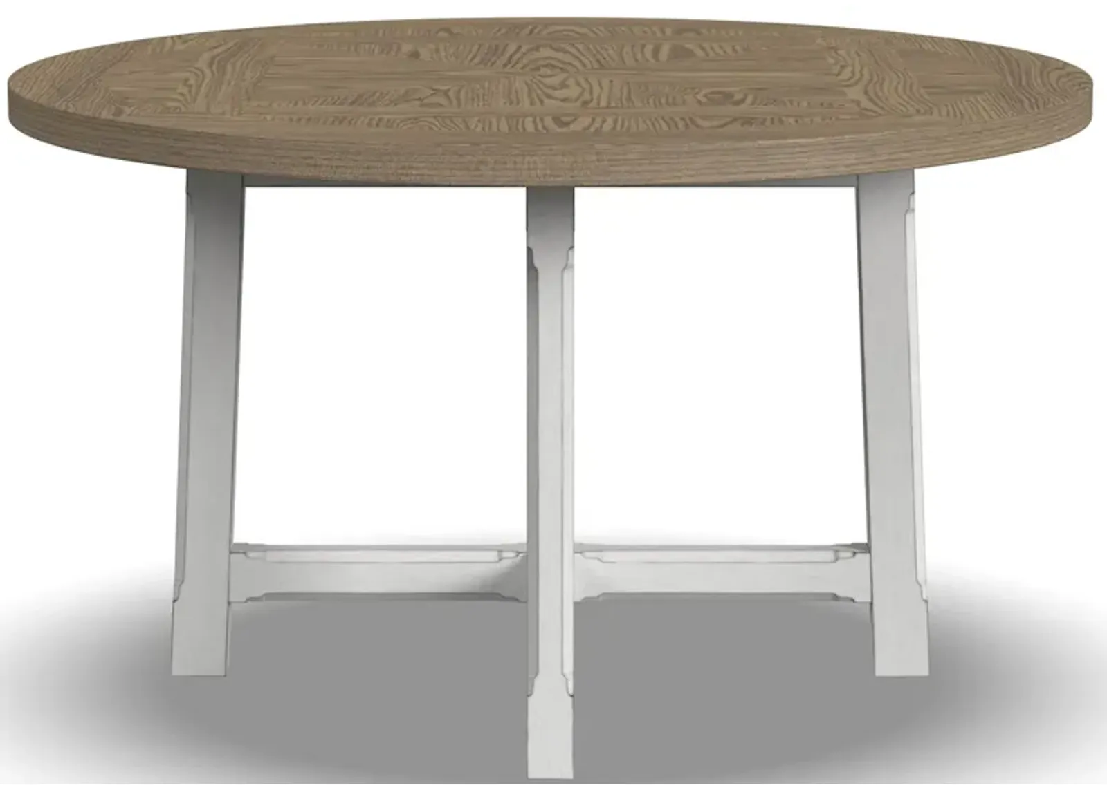 Melody Round Dining Table in White by Flexsteel