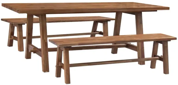 Bedford Table and Bench Set