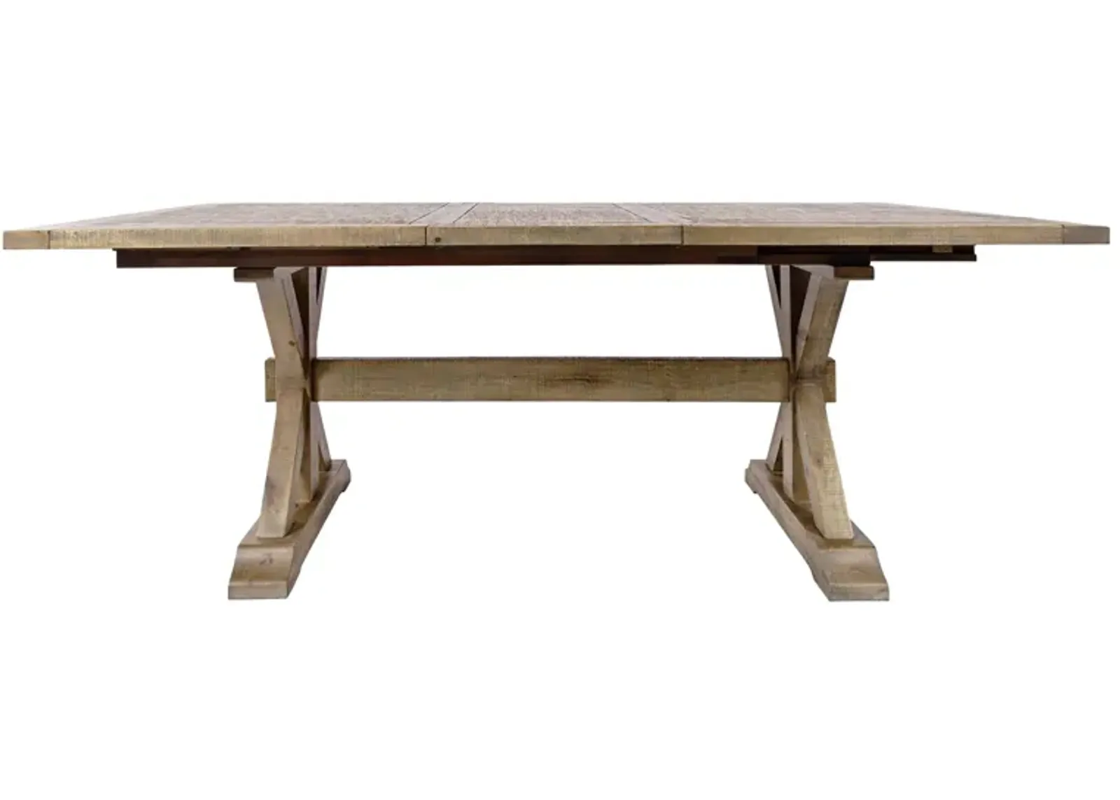 Carlyle Crossing Table in Distressed Medium Brown by Jofran