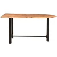 Hill Crest Dining Table in Brown & Black by Coast To Coast Imports