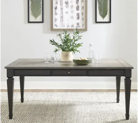 Allyson Park Table in Wirebrushed Black Forest by Liberty Furniture