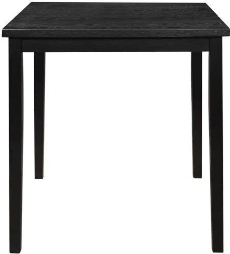 Ithaca 5-pc Counter Height Dining Set in Black by Homelegance