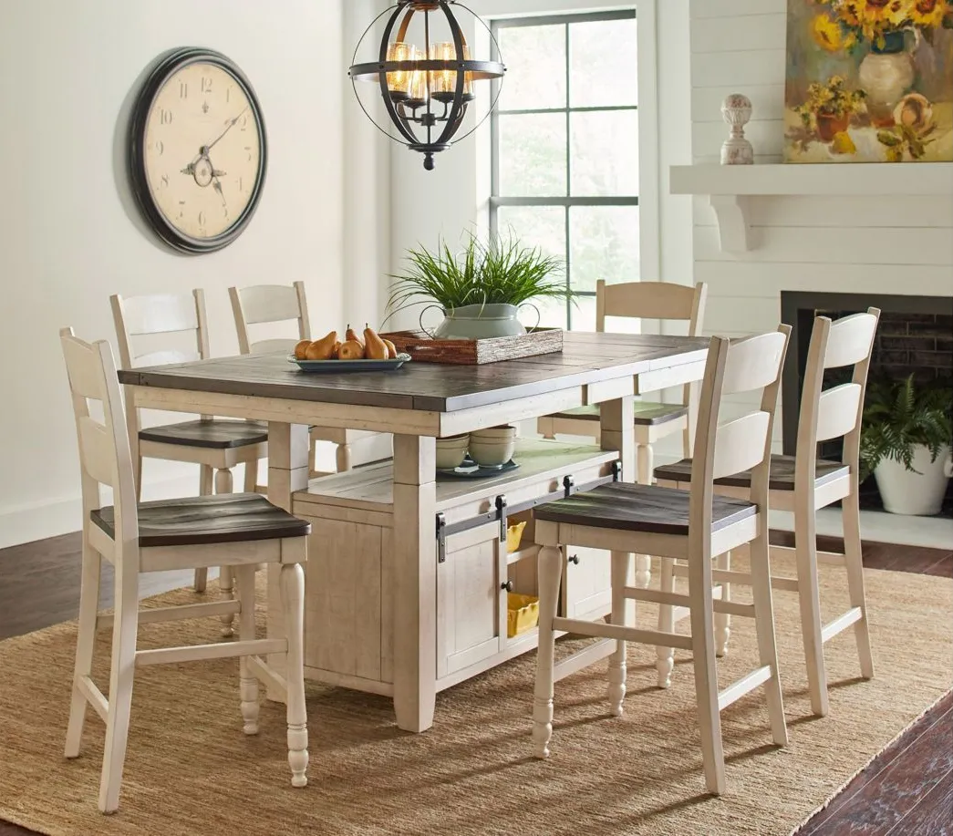 Madison County Table in Vintage White by Jofran