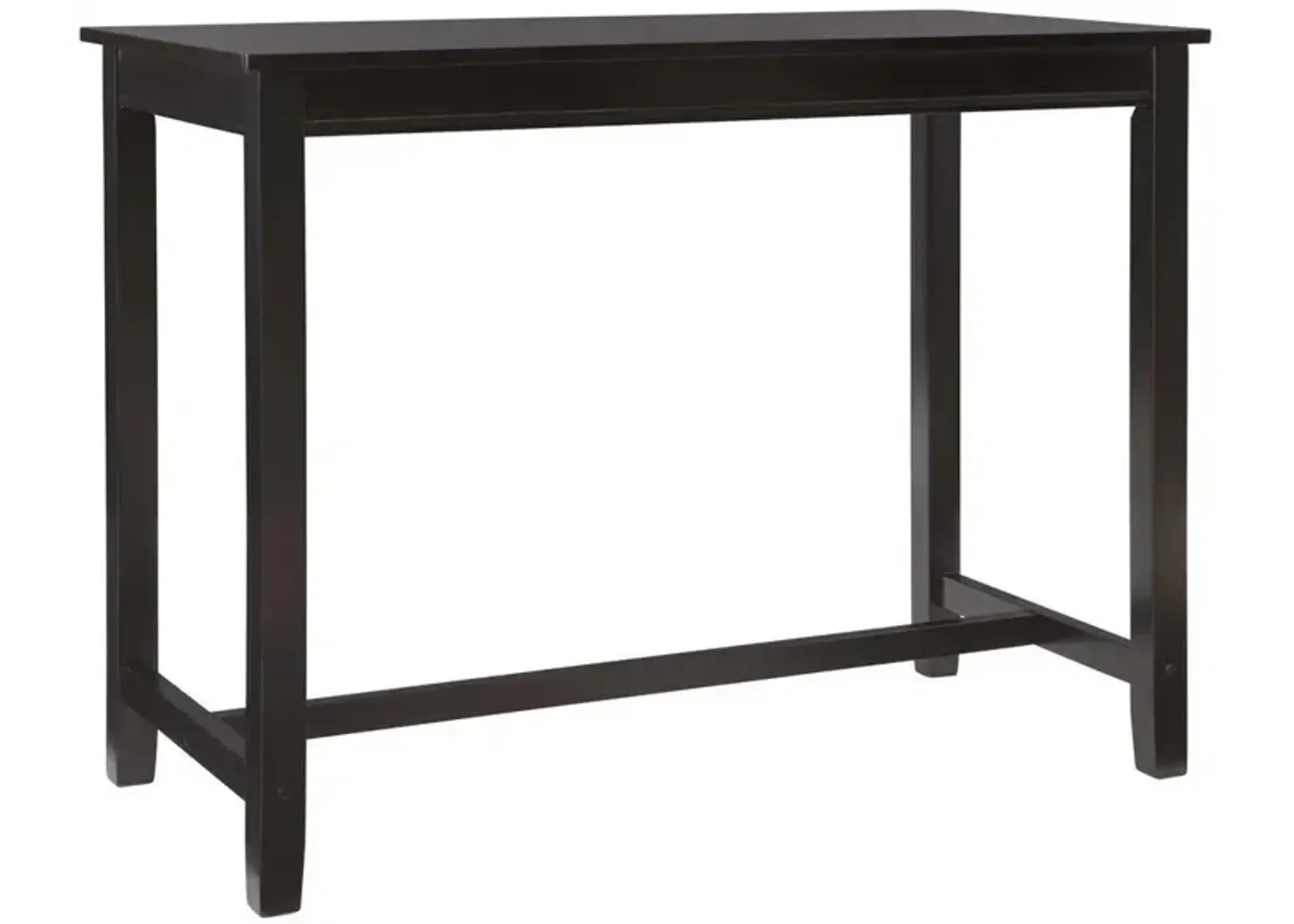 Claridge Counter Height Pub Table in Black by Linon Home Decor